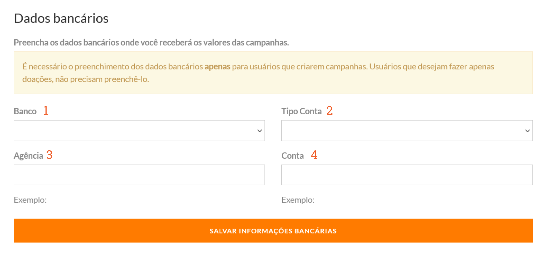 Ajuda para criar uma campanha